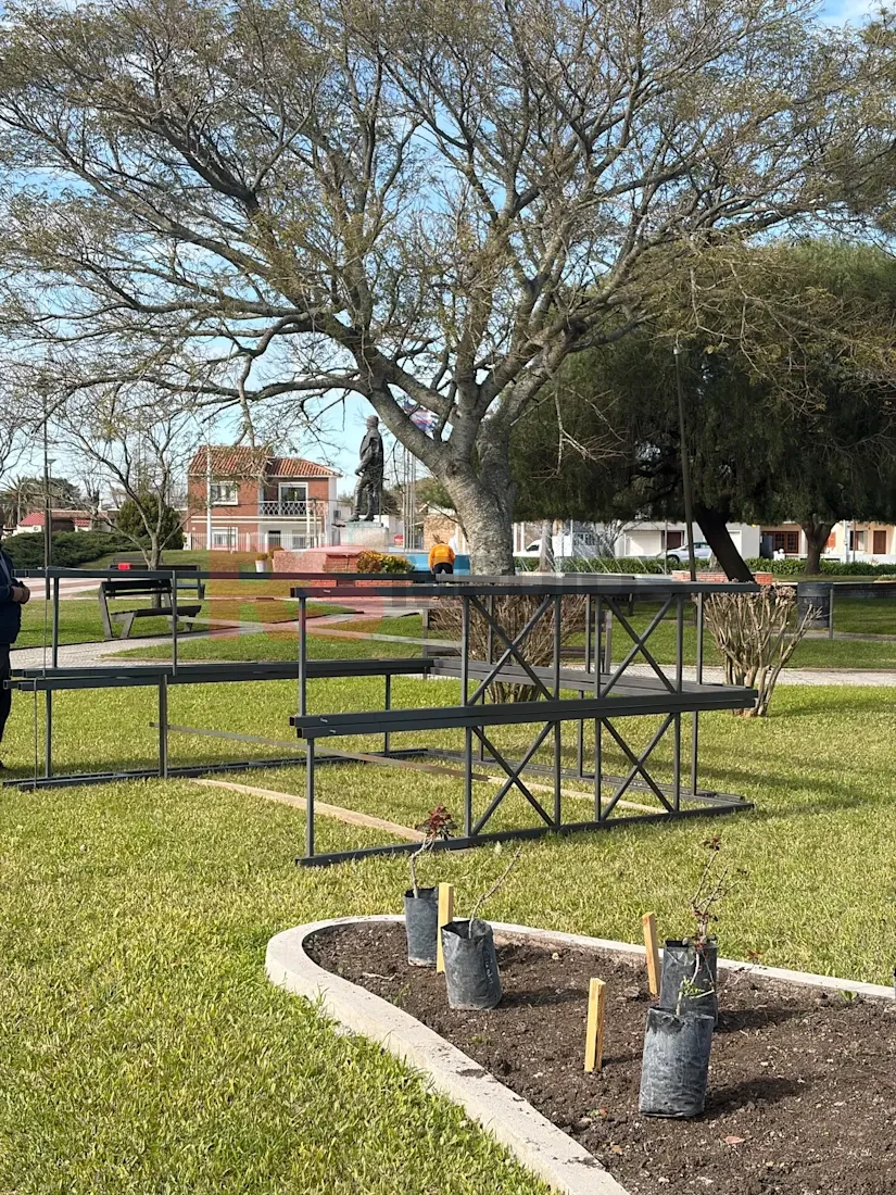 Cardona renueva la Plaza Artigas con 50 rosales y nuevas estructuras para un paseo floral — imagen 3