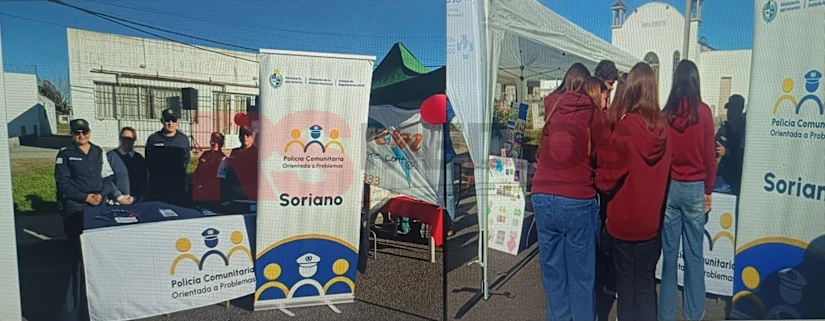 Policía comunitaria participó en feria social en Dolores con foco en prevención