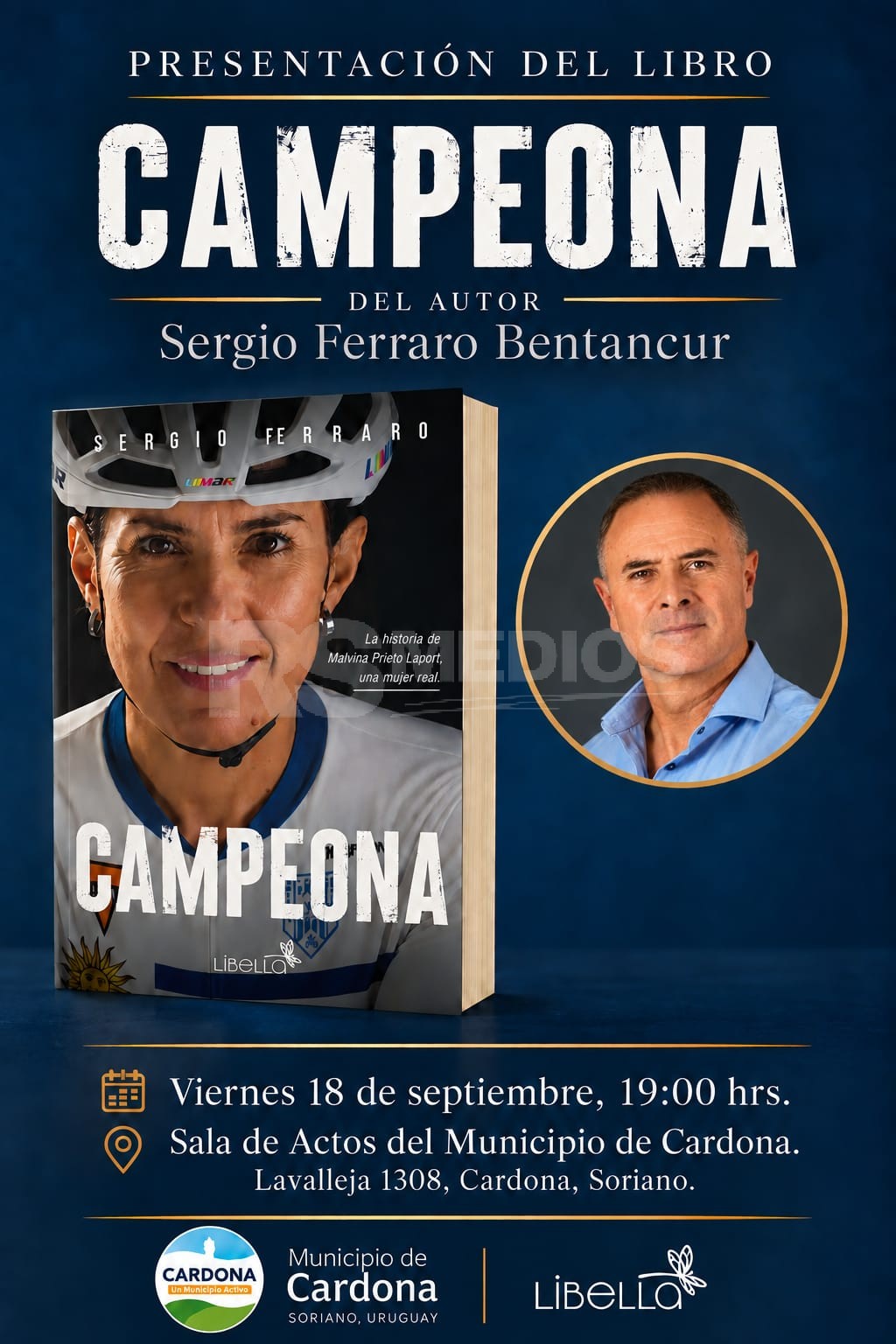 Sergio Ferrari presenta su libro campiona en Cardona