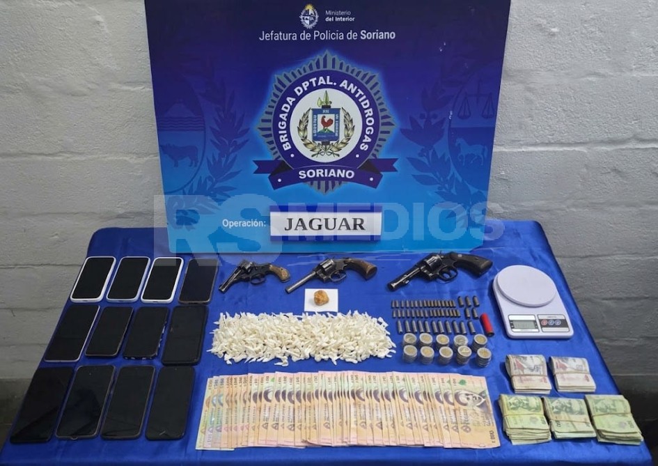 Operación Jaguar: doce condenados y dos formalizados tras allanamientos en Mercedes y Montevideo