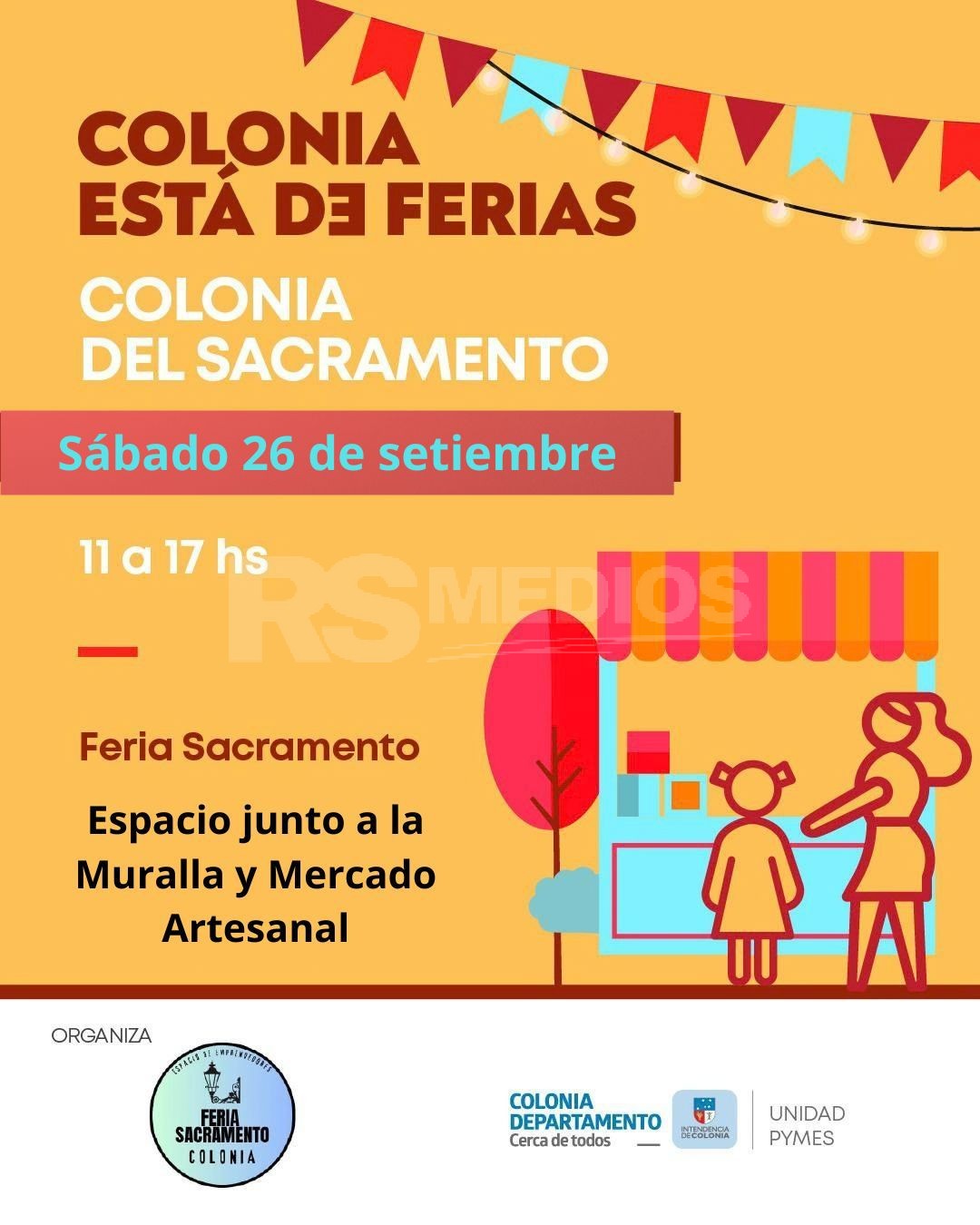 Nuevas fechas del programa «Colonia está de Ferias» en Colonia del Sacramento y Rosario