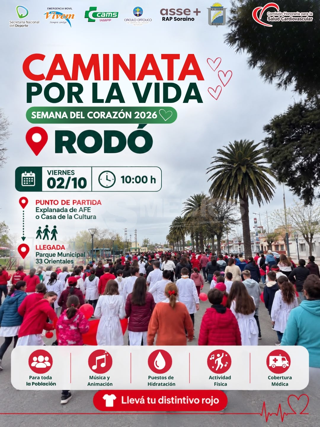 Caminatas por el Día Mundial del Corazón se realizan el 1 y 2 de octubre — imagen 3
