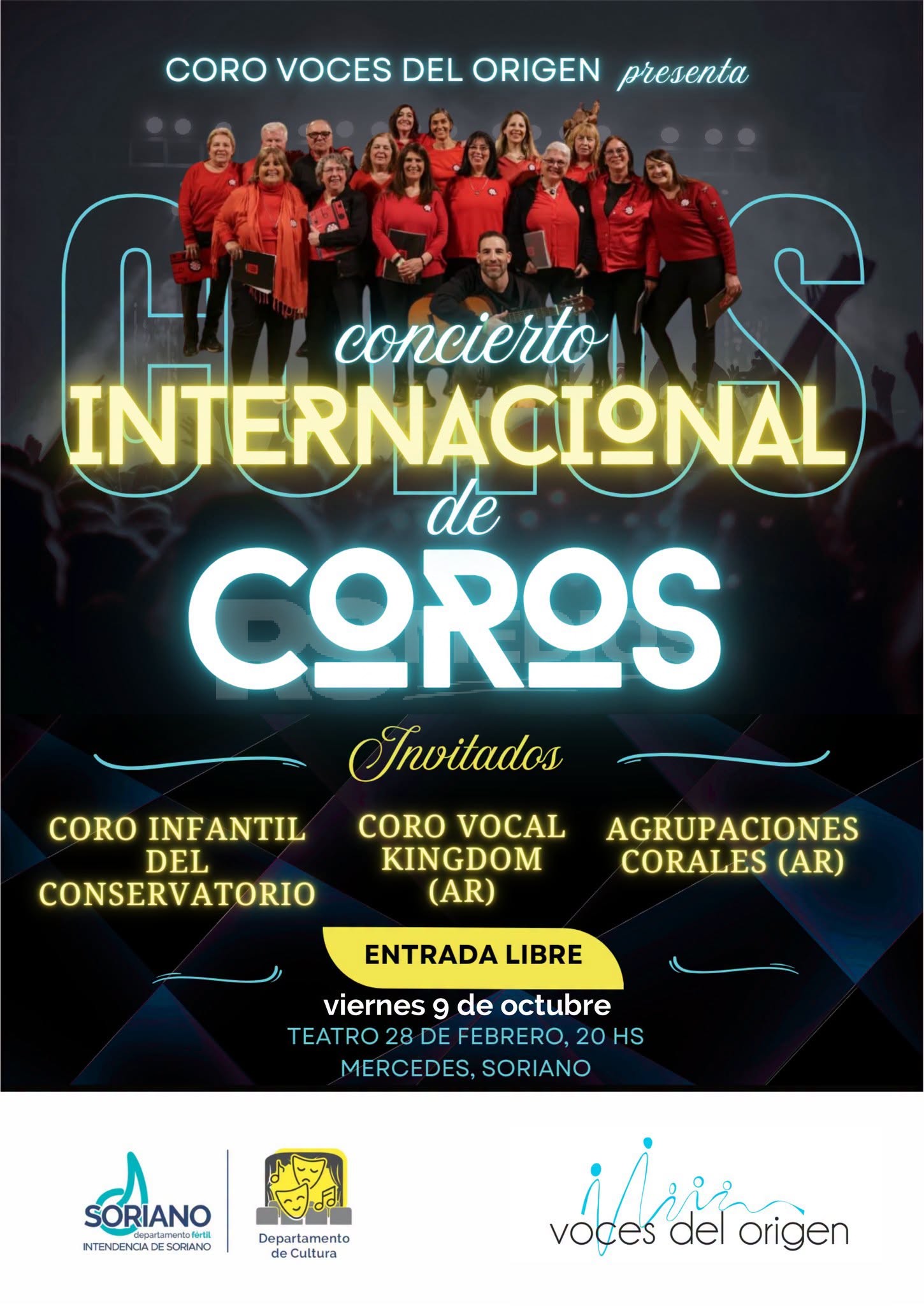 Encuentro de coros en el Teatro 28 de Febrero con entrada libre y gratuita