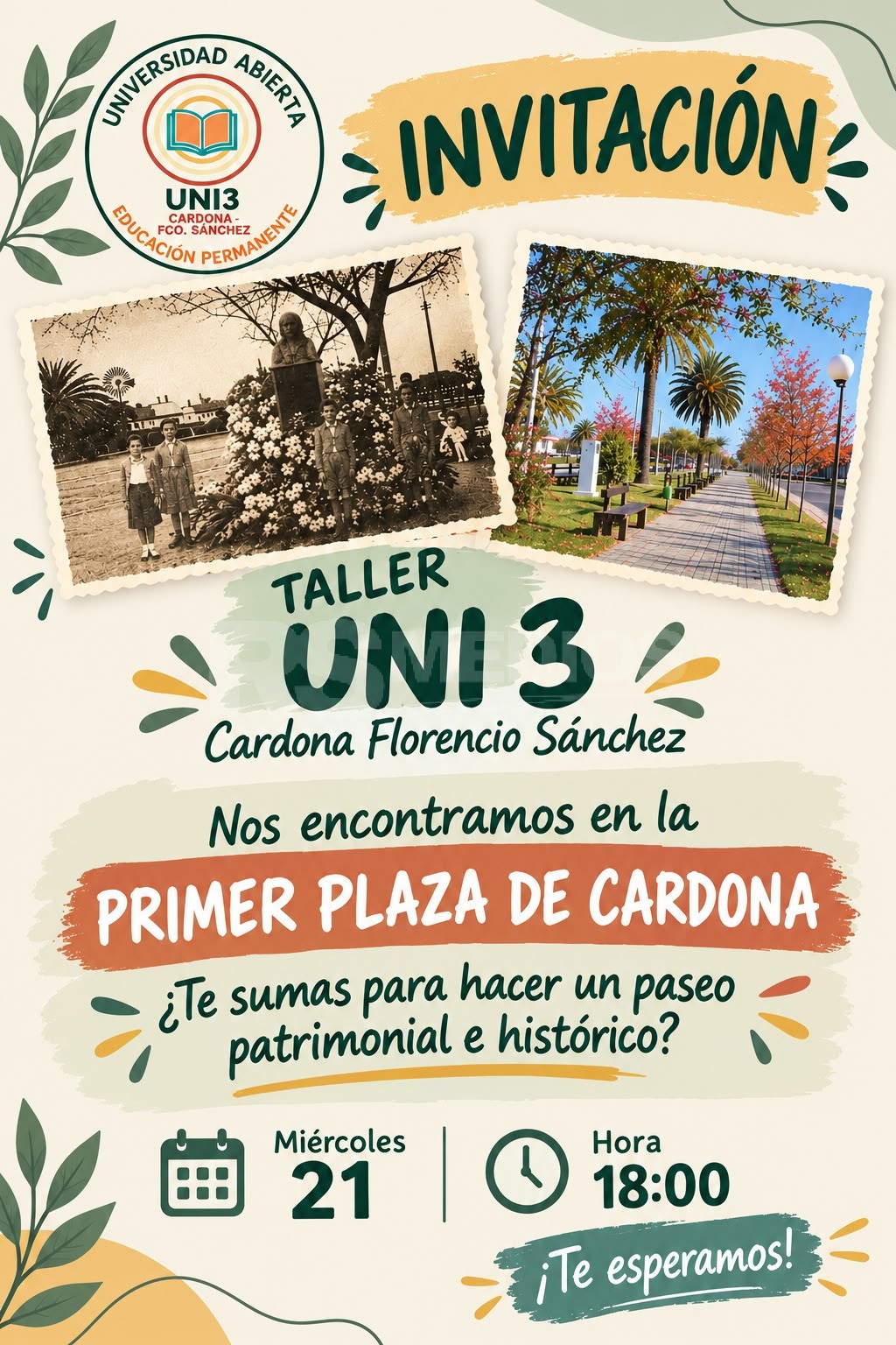 Paseo patrimonial en Cardona: convocatoria para el miércoles 21 de octubre