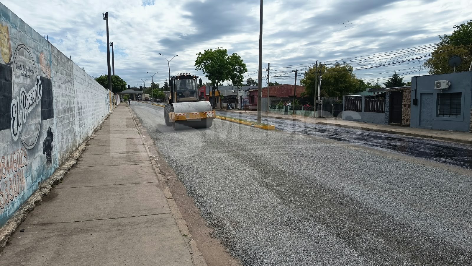 Repavimentan dos cuadras de calle Rodó en Mercedes tras daños por desagües — imagen 2