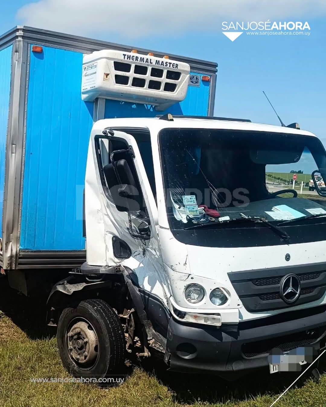 Mujer murió en choque entre motorhome y camión en ruta 1, San José