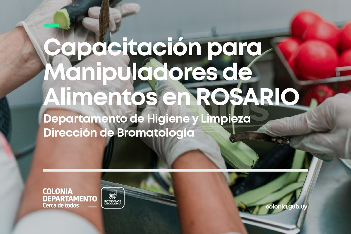 Colonia capacita gratis a manipuladores de alimentos en Rosario