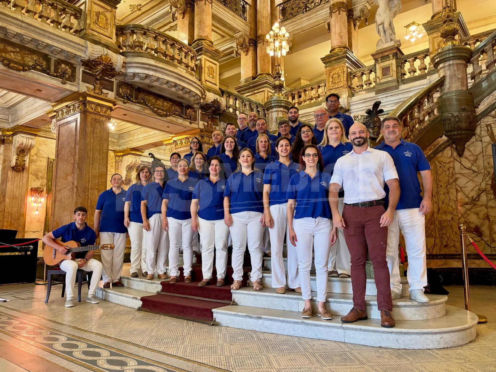 El Coro Municipal de Colonia actuó en el Teatro Municipal de Río de Janeiro