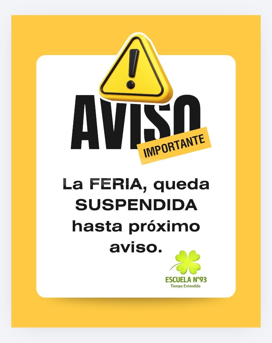 Suspendieron la feria  institucional La Vida en Movimiento en la escuela 93 de Florencio Sánchez